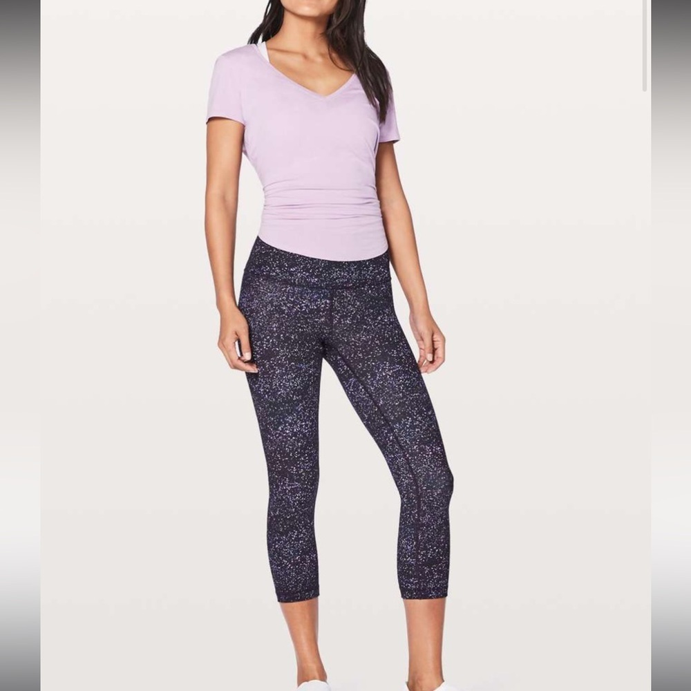 LULULEMON wunder under crop hi-rise size 4